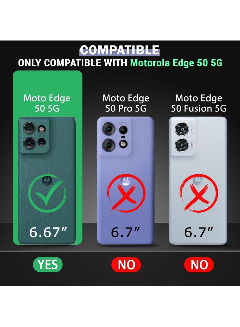 Case for Motorola Edge 50 Soft TPU Case Cover Matte Black Protective Slim Fit Case Drop Protection Designed for Moto Edge 50 - Image 5