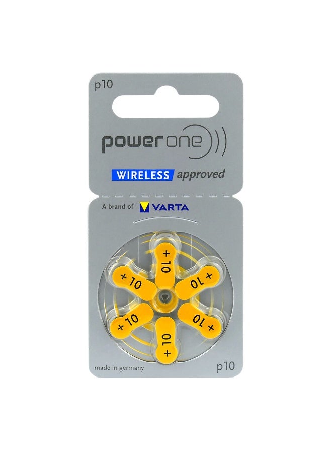 Varta PowerOne Size 10 Hearing Aid Battery - 30 pieces