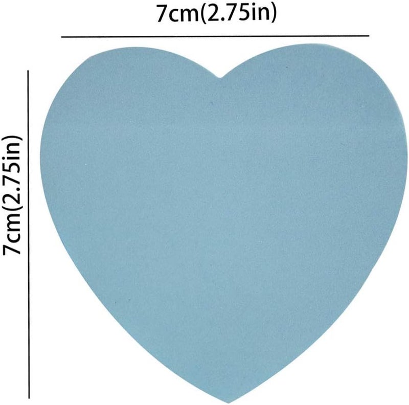 أوسوبولا Sticky Notes - 1000 Sheets Heart Mixed 4 Color Bulk Sale Sticky Memo Post Memo Note Tape Self Stick Notes for Office/School/Home - Image 3