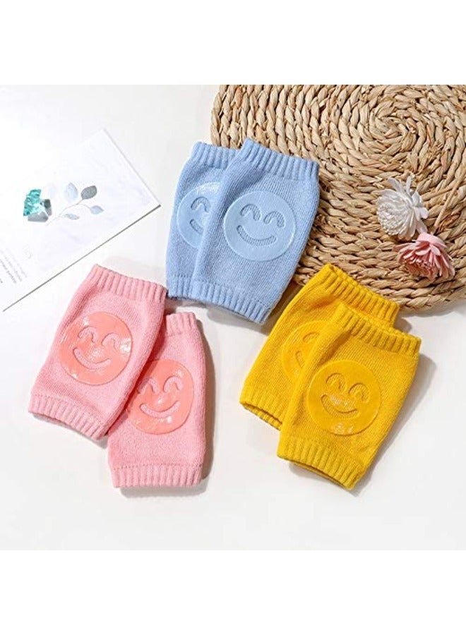 Kid's Non Slip Crawling Smile Knee Pads Leg Warmer 2 - Image 3