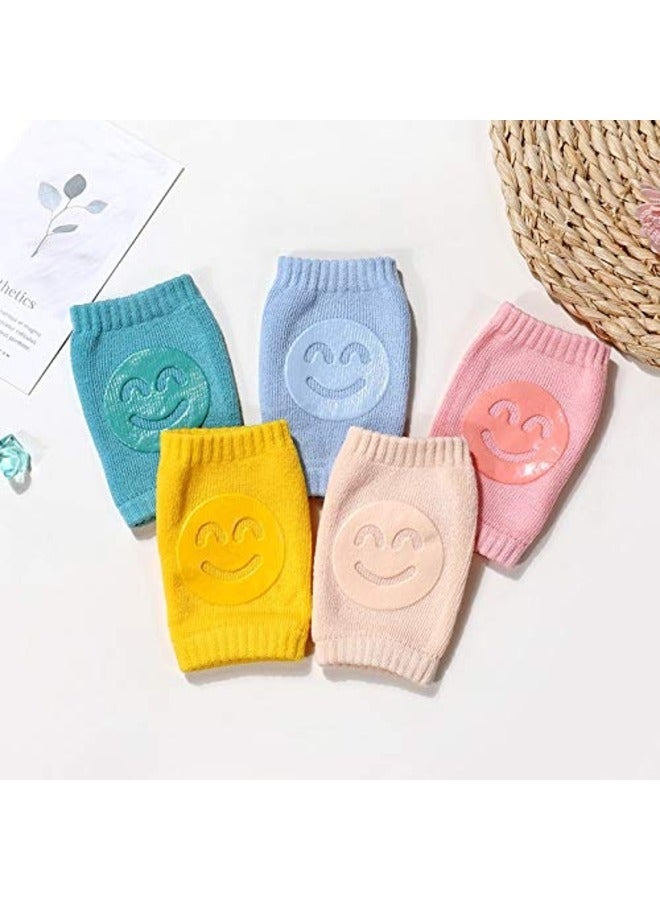 Kid's Non Slip Crawling Smile Knee Pads Leg Warmer 2 - Image 5