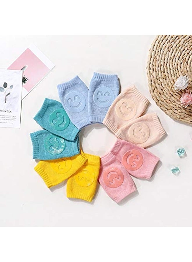 Kid's Non Slip Crawling Smile Knee Pads Leg Warmer 2 - Image 4