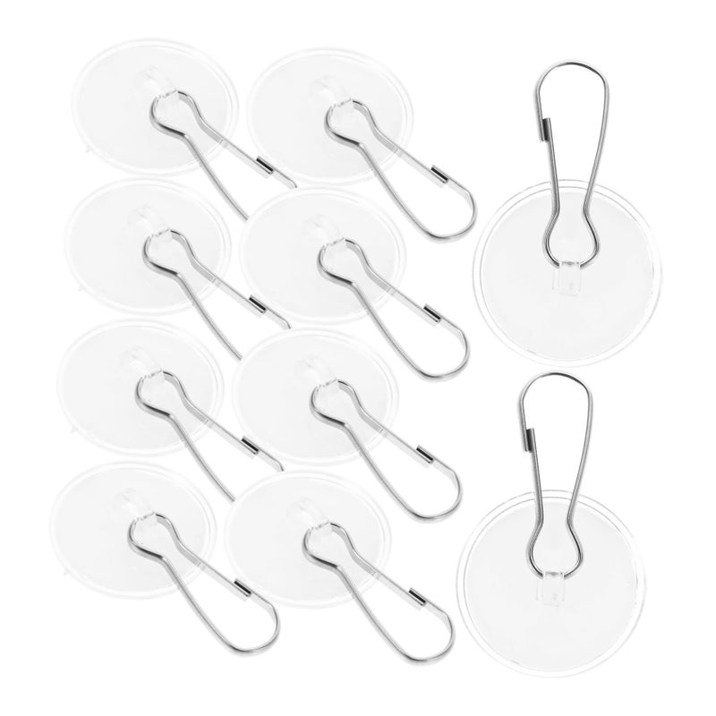 Transparent Adhesive Ceiling Hooks 20pcs For Balloon Decorations Strong No Tools Required - Image 2