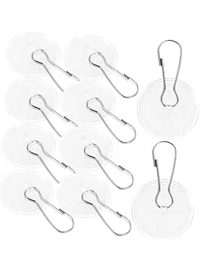 Transparent Adhesive Ceiling Hooks 20pcs For Balloon Decorations Strong No Tools Required - Image 1