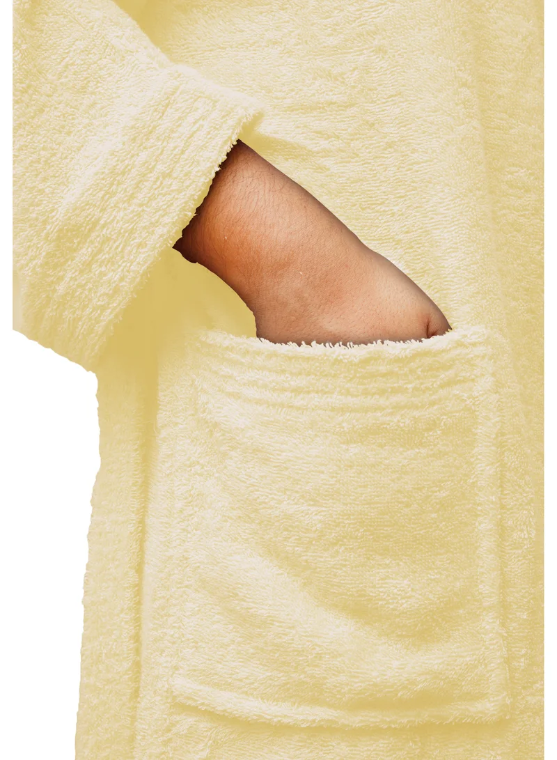 Bliss Casa Unisex Hooded Bathrobe - 100% Cotton, Super Soft, Highly Absorbent Bathrobes For Women & Men- Perfect for Everyday Use