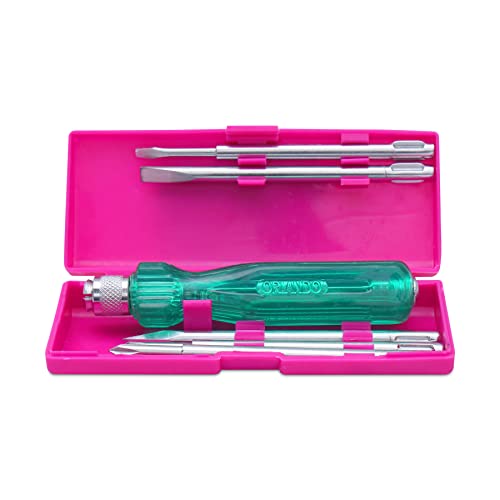 ORLANDO Screwdriver Set, ORL0016 Screwdriver Kit With 5 Blades & 1 Tester, Hand Tools Kit - Image 1