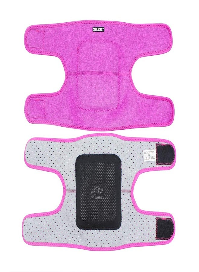 JUMISEE (2PCS Kids Adjustable Knee Pad, Anti-Slip Padded Sponge Knee Brace Breathable Flexible Elastic Knee Support for Football Volleyball Dance Skating Basketball Sports - Image 4