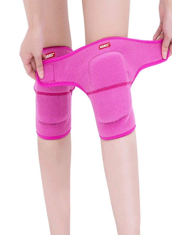 JUMISEE (2PCS Kids Adjustable Knee Pad, Anti-Slip Padded Sponge Knee Brace Breathable Flexible Elastic Knee Support for Football Volleyball Dance Skating Basketball Sports - Image 1