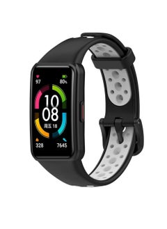 Generic Silicone Strap For Huawei - Honor Band 6 Colorful Pattern Replacement Watchbands For Huawei Band 6 Smart Watch  - Image 3