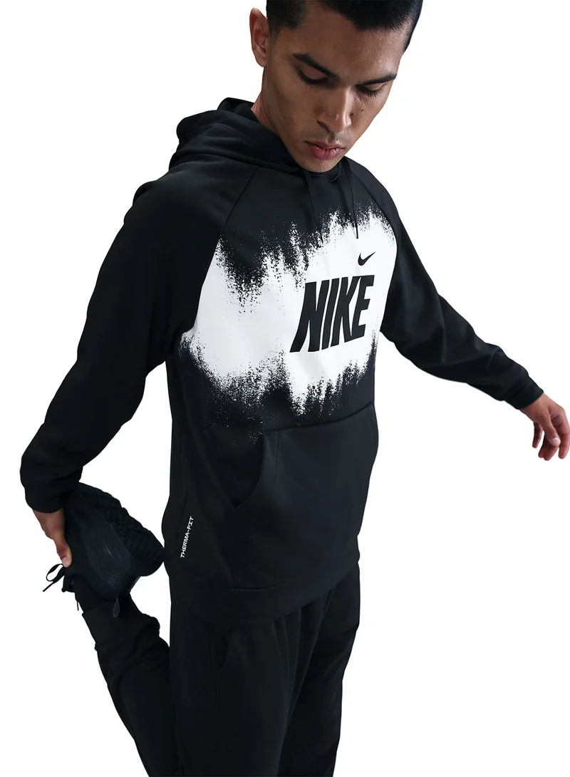 Nike Therma-Fit Graphic Fleece Pullover Hoodie