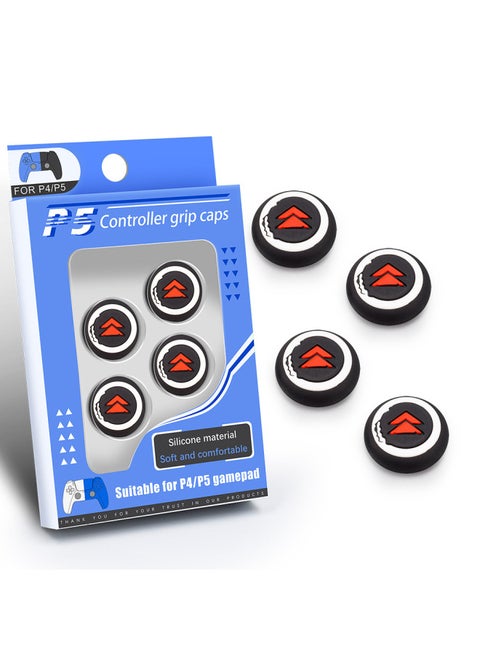 Spot PS5 Handle Rocker Cap Silicone Cap PS5 Gamepad Rocker Protection Cap Key Cap Set-Product Color:Soul Of GP5-6-043 Tsushima * 4