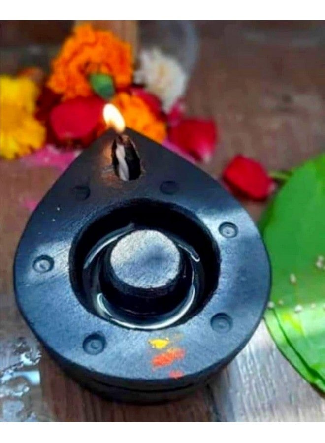 MYNAKSHA دييا/مصباح زيت/أغال فيلاكو من حجر الجرانيت MYNAKSHA لتزيين ديوالي وزينة نافراتري، 3.5 بوصة - Image 4