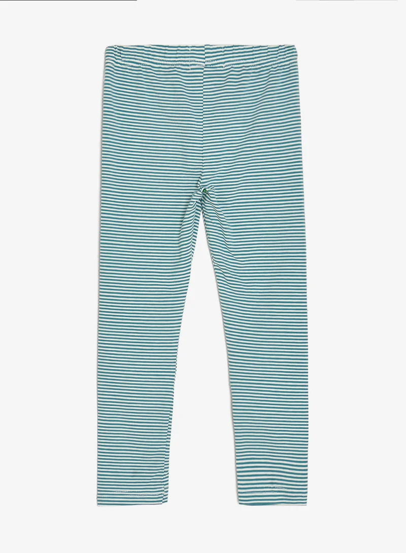 بنياتا بنطلون ضيق مطبوع