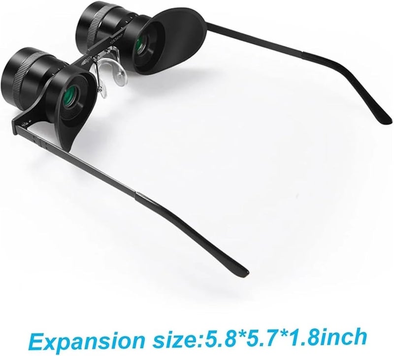 نظارات المناظير ذات التكبير 10X بدون استخدام اليدين لصيد الأسماك ومشاهدة الطيور والأنشطة الخارجية - Image 5