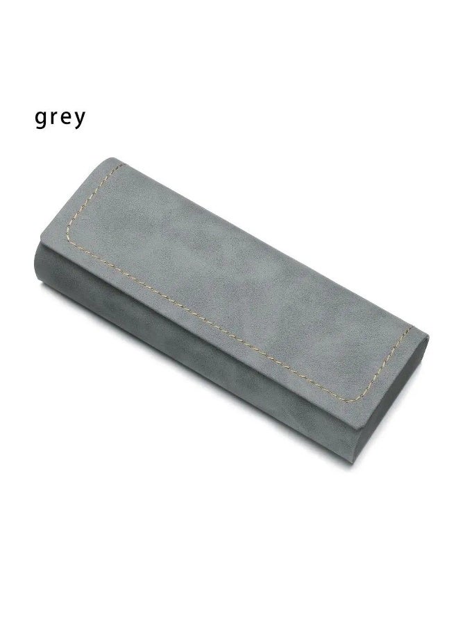Generic Hot Waterproof Hard Frame Eyeglass Case Leather Glasses Case For Men Women Reading Glasses Box Multicolor Spectacle Cases 