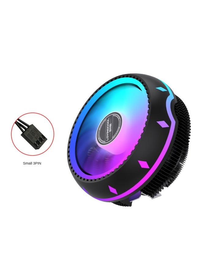 LOVINGCOOL Desktop Pc Cpu Air Cooler Ufo Fan With Colored Silent Rgb Gaming Cooler - Image 1