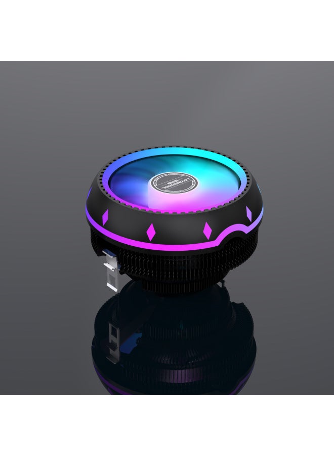 LOVINGCOOL Desktop Pc Cpu Air Cooler Ufo Fan With Colored Silent Rgb Gaming Cooler - Image 3
