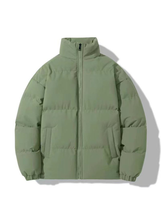 Winter Youth Cotton Coat Bread Coat Cotton Coat Men's Autumn And Winter Men's Coat Collar Thickened Warm Loose Cotton Coat
