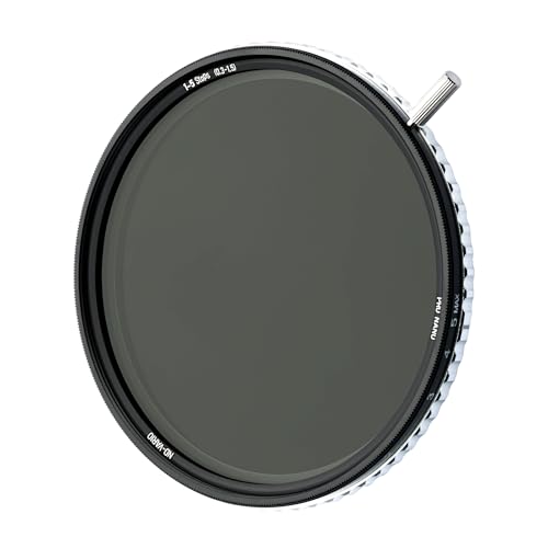 NiSi مجموعة NiSi 82mm Swift True Color VND 1-9 توقفات | فلتر VND من 1-5 توقفات مع ND 4 توقفات | التصوير الفوتوغرافي والفيديو - Image 3