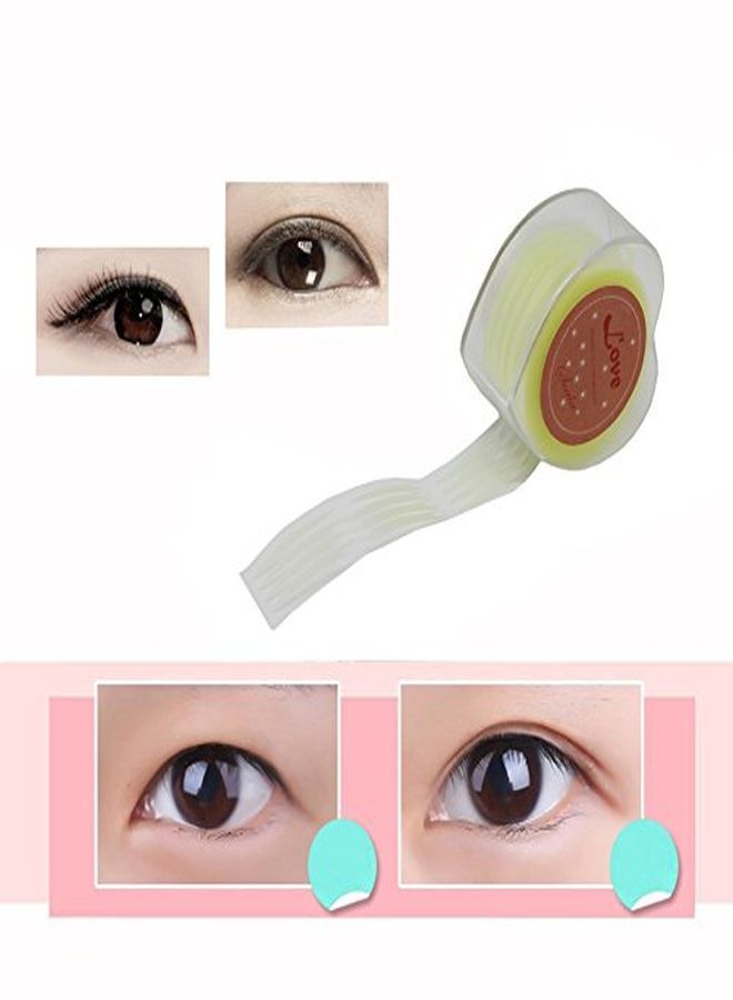Dedila Pro 600 Pcs By A Box Makeup Breathable Eyelid Tape Big Eye Decoration Invisible Fold Eyelid Shadow Sticker Double Eyelid Tape Tool(With Fork Rods)(Slim)  - Image 3