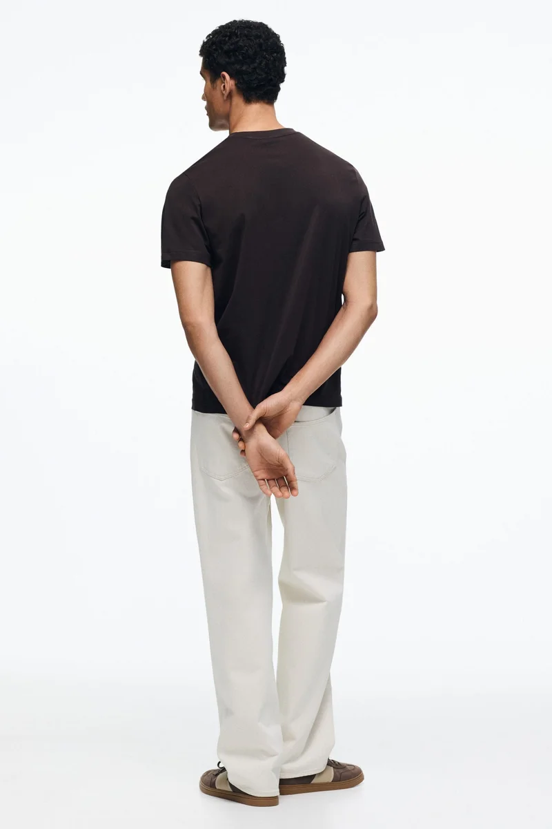 H&M  Cotton T-shirt Regular Fit for Men | Best Price UAE