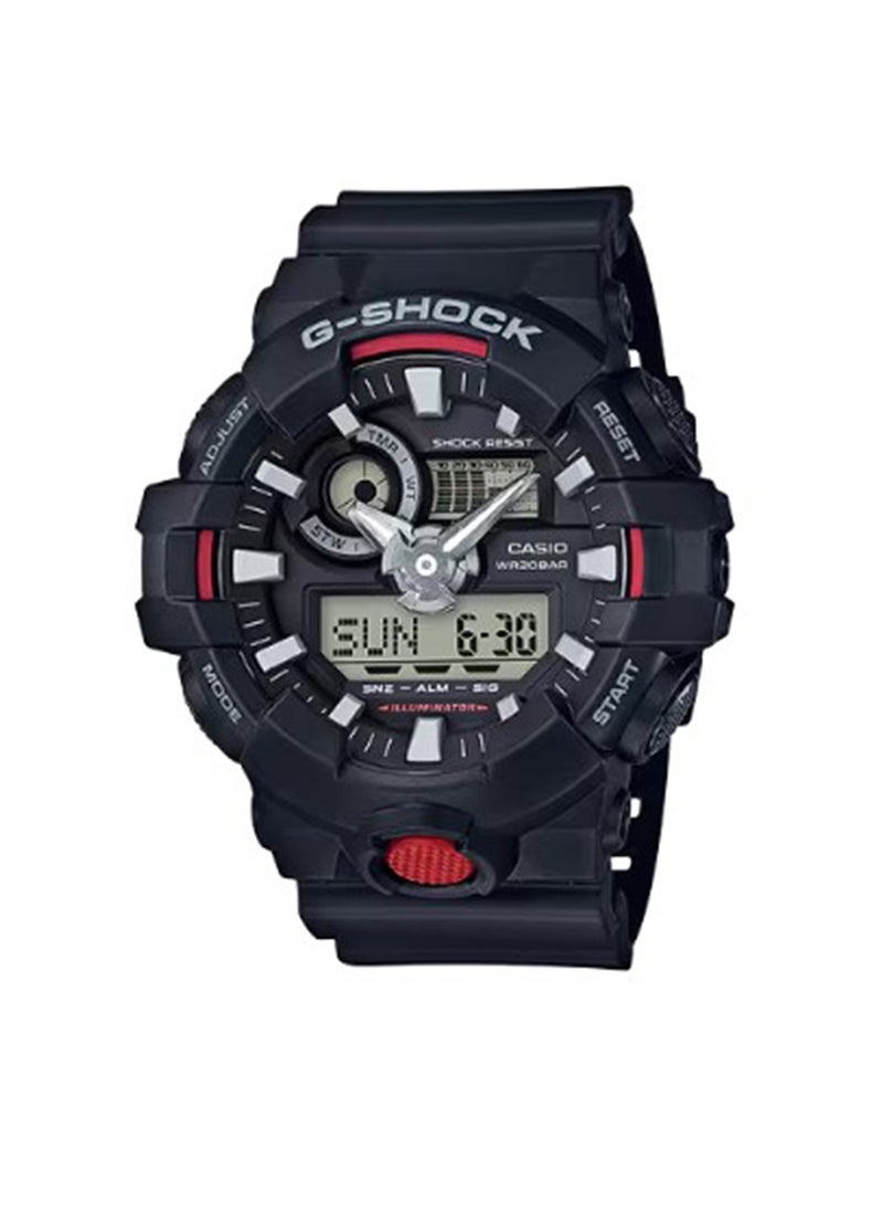 G-SHOCK ساعة يد G-Shock للرجال GA-700-1ADR تناظرية ورقمية - Image 1