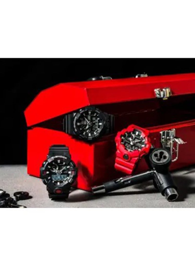 G-SHOCK ساعة يد G-Shock للرجال GA-700-1ADR تناظرية ورقمية - Image 3
