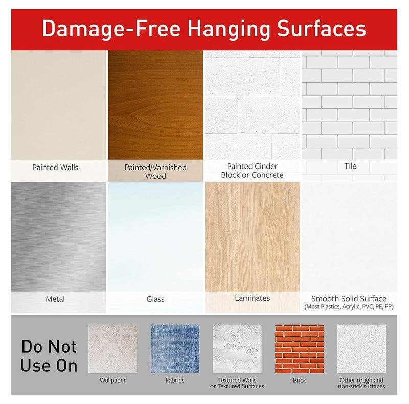 Command Designer Bath Hooks Medium 2 Hooks + 4 Water-Resistant Strips – Damage-Free Wall Hooks for Bathroom, Strong Hold Removable Adhesive Hooks for Towels & Accessories - Image 3