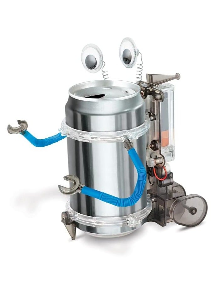 4M Tin Can Robot – Build-Your-Own Recycling Science Kit with Parts, Motor, and Instructions to Transform a Soda Can into a Walking Robot – Fun Educational STEM Activity for Kids Ages 8+ | 00-03270 - Image 2