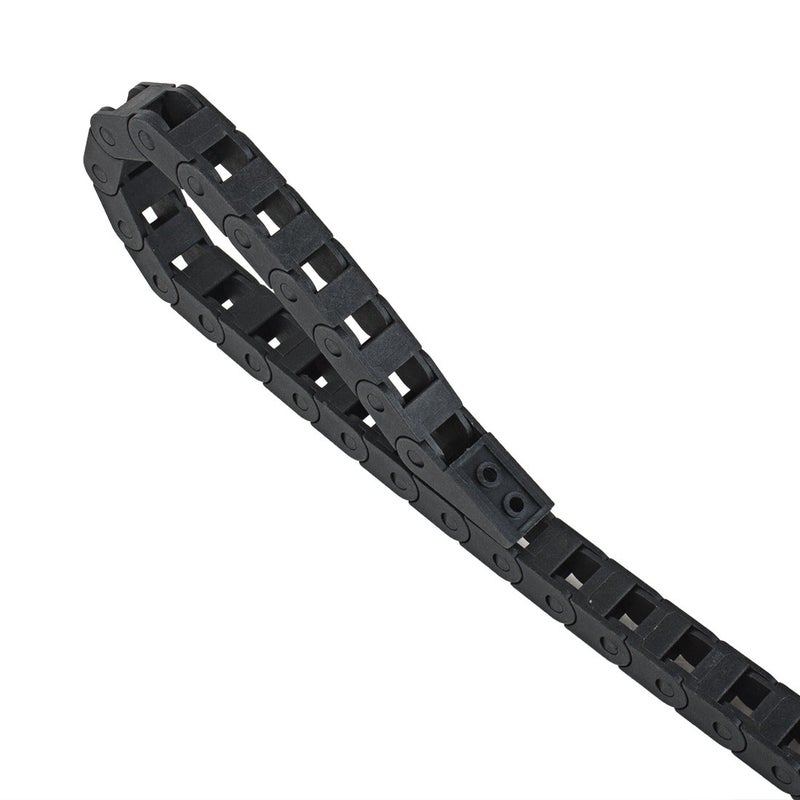 uxcell R15 7mm x 7mm Internal Size Black Plastic Cable Wire Carrier Drag Chain 1M Length for CNC - Image 5