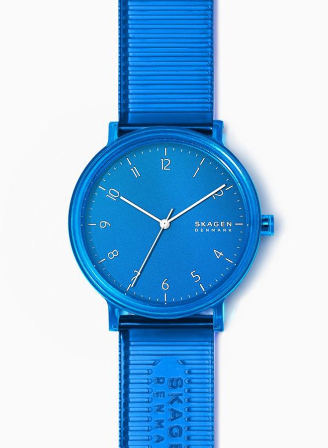 Men's Analog Round Shape Polyurethane Wrist Watch SKW6602 - 41 Mm