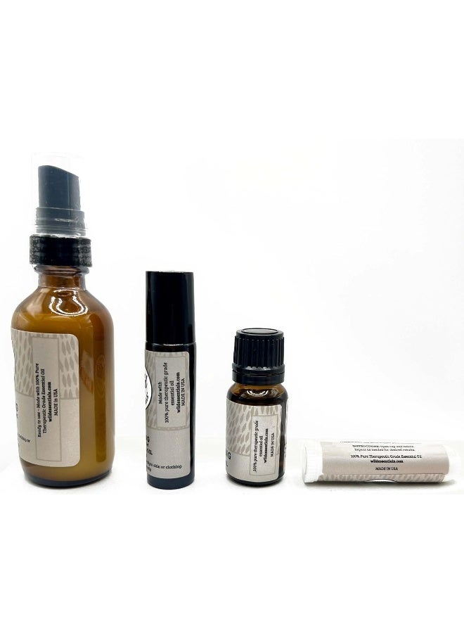 mEssentials Quit Smoking Nasal Inhaler, Roll On, Spray and Essential Oil, 4 Piece Set, Stop Smoking Aid, Helps Relieve Cravings, Soothes Lungs - Image 3