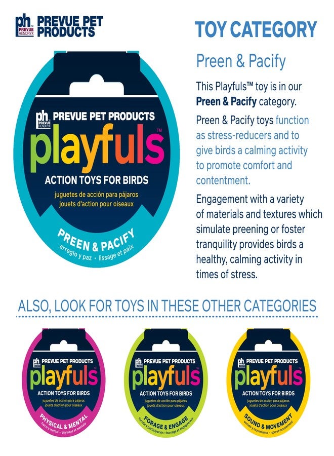 PH Prevue Hendryx Prevue Pet Products Preen & Pacify Calypso Creations Braided Bunch Bird Toy 62669 - Image 5