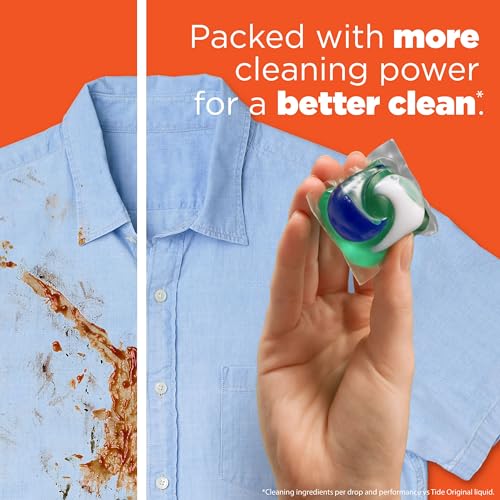 Tide PODS Liquid Laundry Detergent Soap Pacs HE Compatible 76 Count Powerful 3-in-1 Clean in one Step Clean Breeze Scent - Image 2
