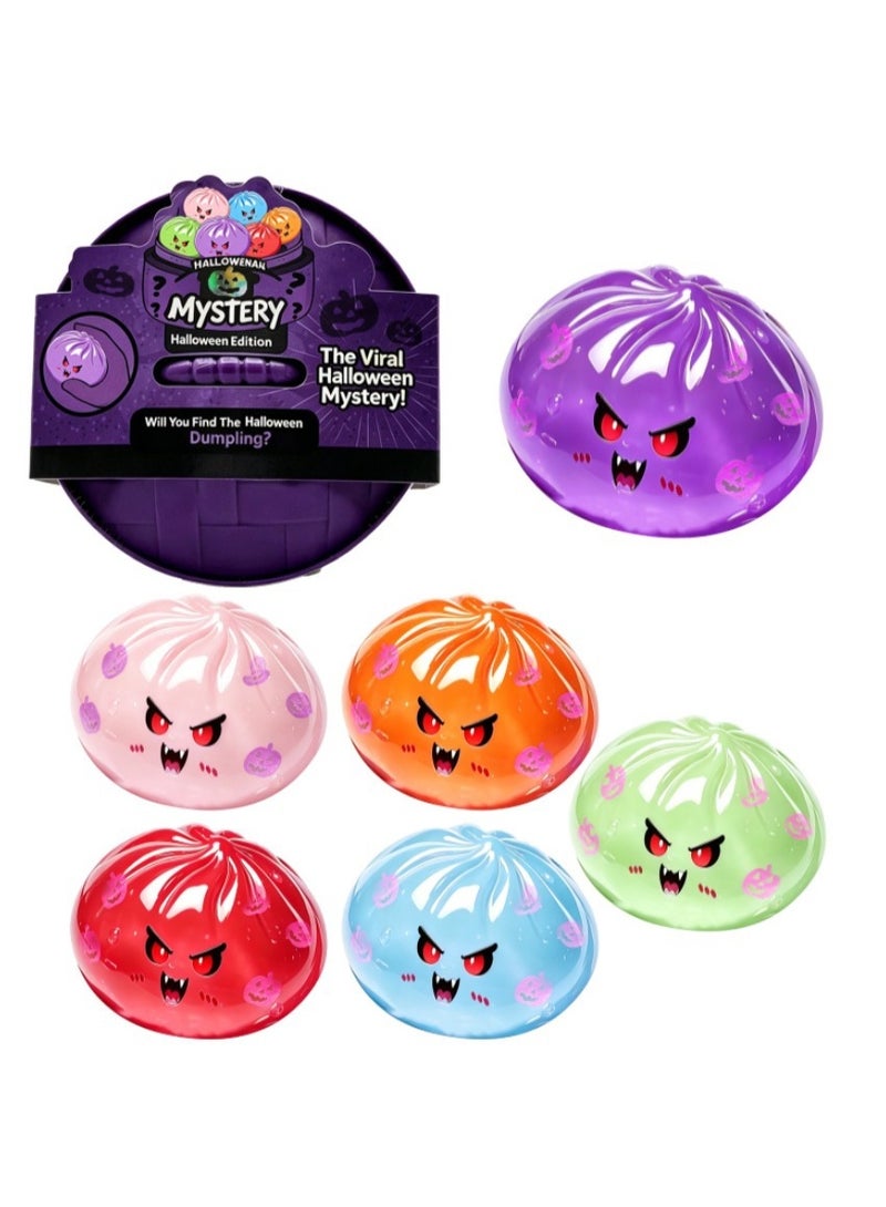 Halloween Squishy Stress Relief Toy, Purple Vampire Ghost Design, Slow Rebound - Image 3