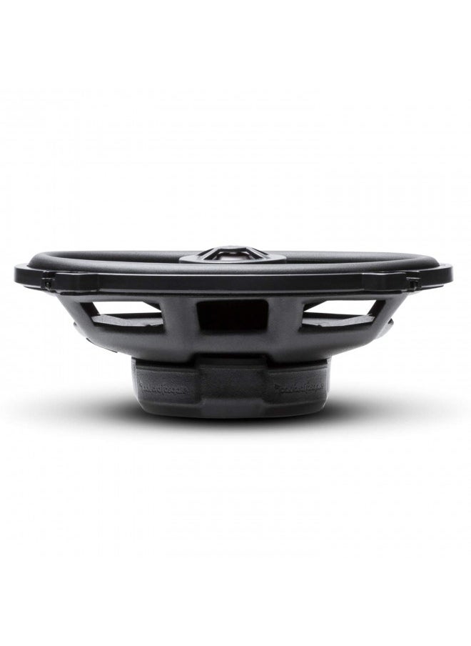 Rockford Fosgate P1462 Punch 4"x 6" 2-Way Coaxial Full Range Speakers - Black  - Image 4