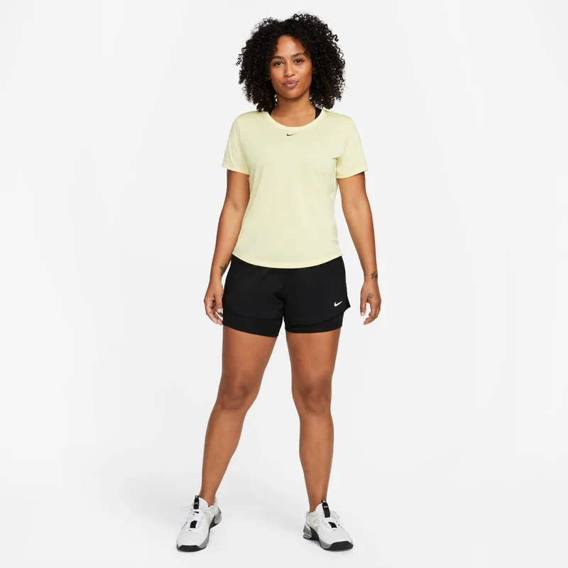 Nike Women's One Dri-FIT Mid-Rise 2-in-1 Shorts