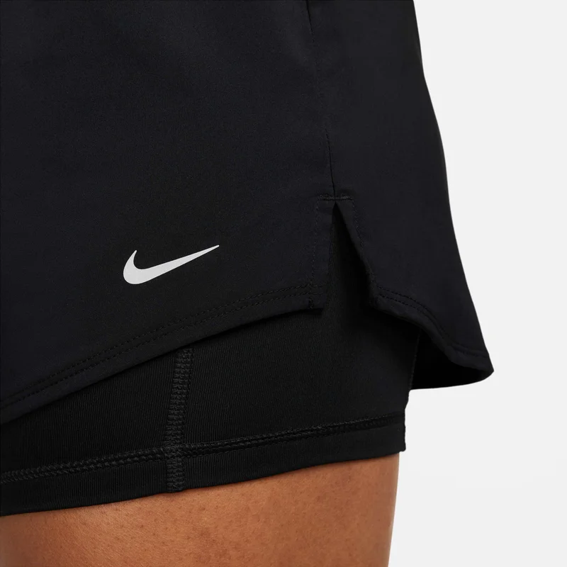 Nike Women's One Dri-FIT Mid-Rise 2-in-1 Shorts