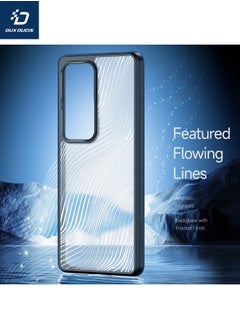 دوكس دوتشيز جراب VIVO V30، ظهر بلوري شفاف + غطاء إطار ناعم من مادة TPU أسود، حماية كاملة ضد الصدمات، جراب مقاوم للصدمات من الدرجة العسكرية لهاتف VIVO V30، غطاء خلفي نحيف مقاوم للصدمات لهاتف VIVO V30 5G  - Image 5