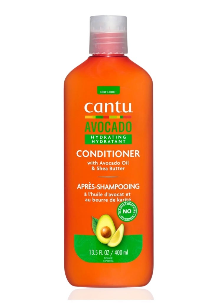 Cantu Avocado Hydrating Cream Conditioner 400ml – Deep Moisture & Frizz Control for All Hair Types - Image 1