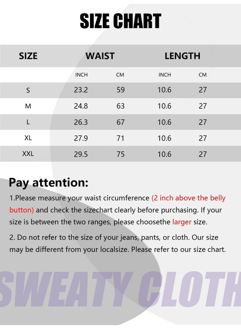 Women Double Layer Waist Trainer Corset, Pink Latex Sweat Waist Belt with Front Zipper & Multi Hooks for Gym Shaping Postpartum Recovery - Image 5