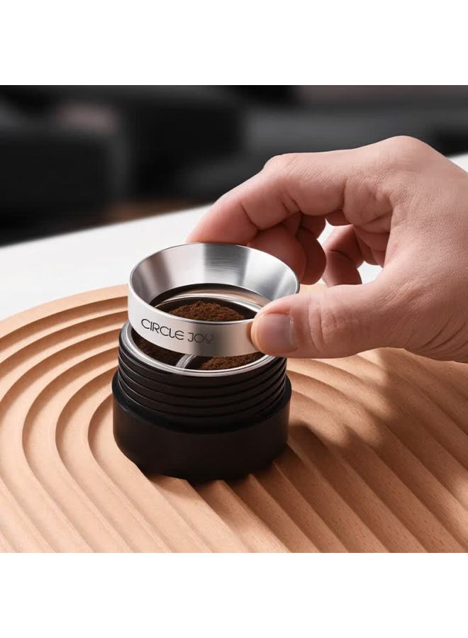 CircleJoy Circle Joy Portable Car Camping Handheld Italian Espresso Semi-automatic High-pressure Manual Coffee Maker With Wooden Frame Set - Image 5