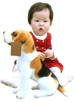 Tickles Tickles Beagle Sitting Dog Soft Plush Stuffed for Kids Boys & Girls Birthday Gifts Home Decoration (Color: White Size: 22 cm)  - Image 5
