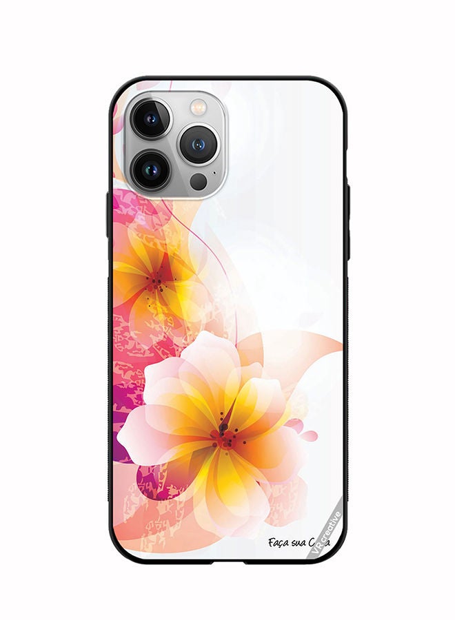 VR CREATIVE Protective Case Cover For Apple iPhone 12 Pro Max Flower Design Multicolour - Image 1
