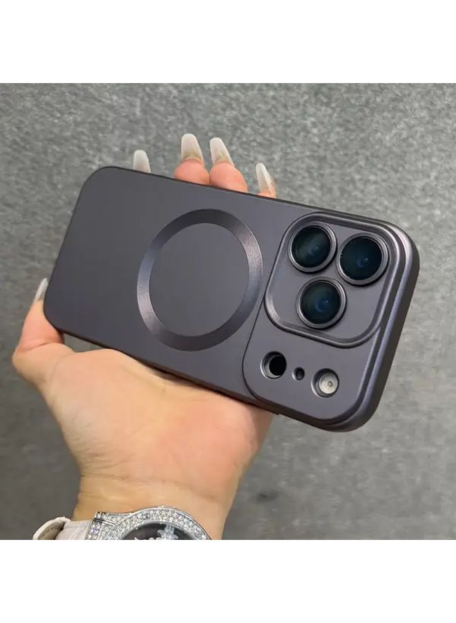 Desert Brown Magnetic Soft Matte Case Compatible with iPhone 12 Pro - Image 5
