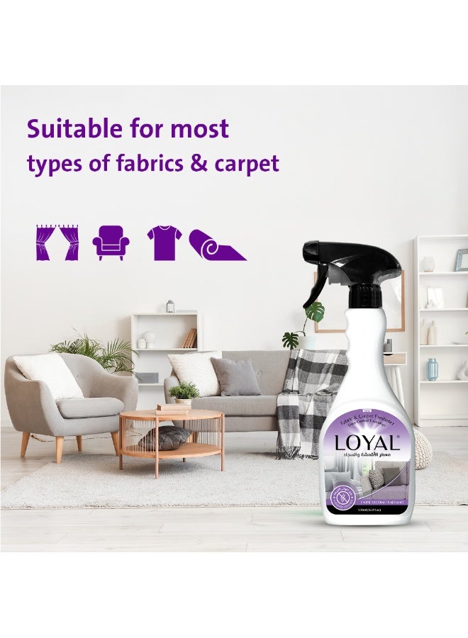 loyal معطر الأقمشة والسجاد برائحة الأزهار الغريبة 500 مل - Image 2