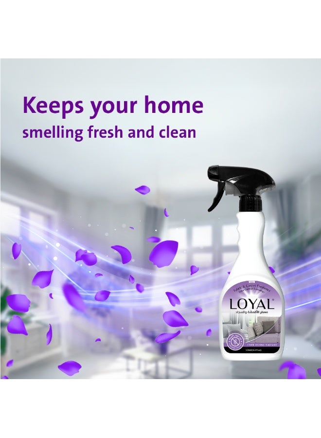 loyal معطر الأقمشة والسجاد برائحة الأزهار الغريبة 500 مل - Image 3