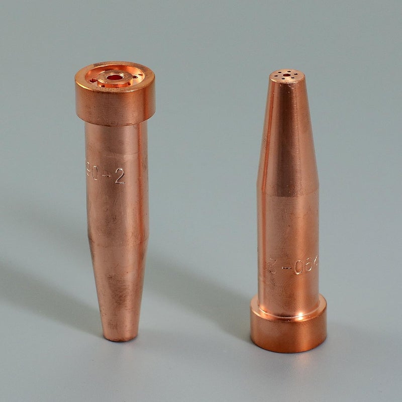 RIVERWELD Acetylene Cutting Tips 6290 Size 2 & 6290-2 for Oxygen Oxy Oxyfuel Cutter Torch Made of Copper Pack of 2 - Image 3