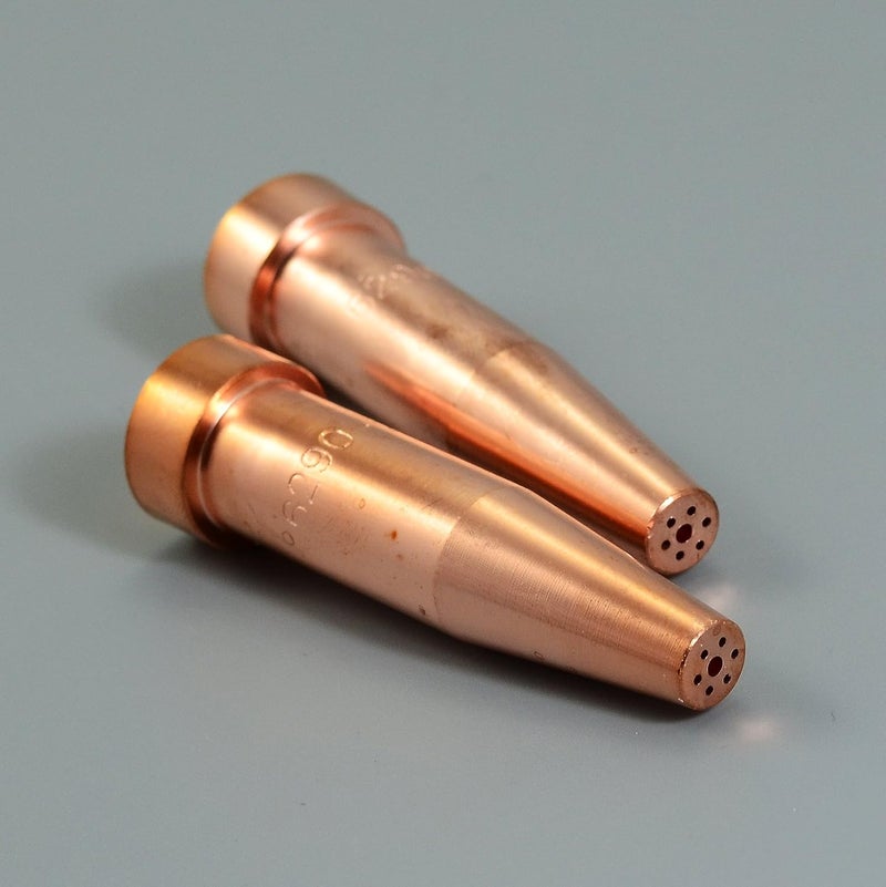 RIVERWELD Acetylene Cutting Tips 6290 Size 2 & 6290-2 for Oxygen Oxy Oxyfuel Cutter Torch Made of Copper Pack of 2 - Image 4
