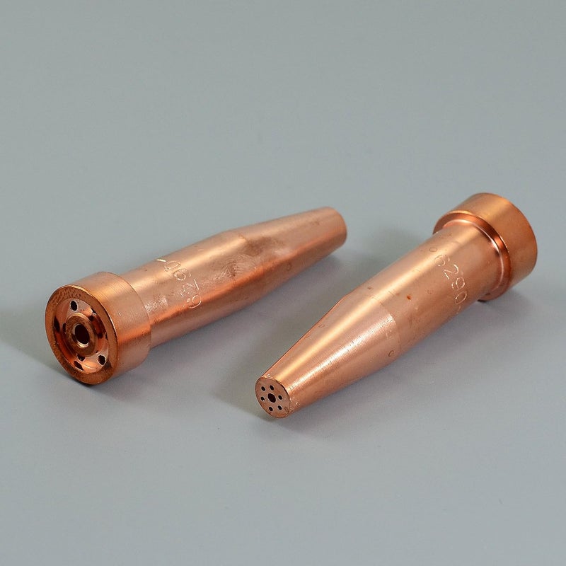 RIVERWELD Acetylene Cutting Tips 6290 Size 2 & 6290-2 for Oxygen Oxy Oxyfuel Cutter Torch Made of Copper Pack of 2 - Image 2